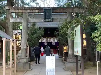 赤坂氷川神社の鳥居