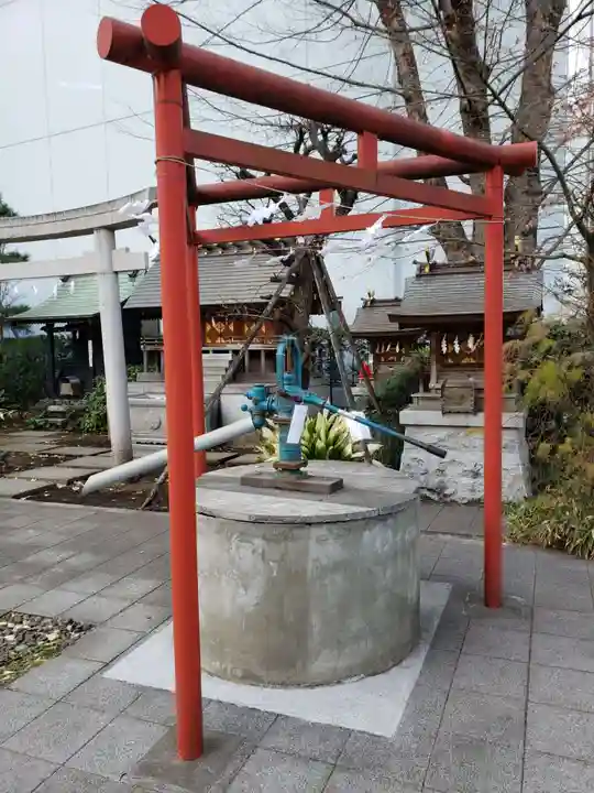 成子天神社の手水舎