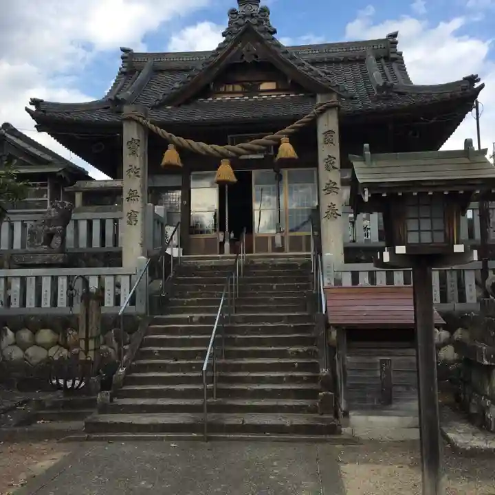 村國真墨田神社の本殿・本堂