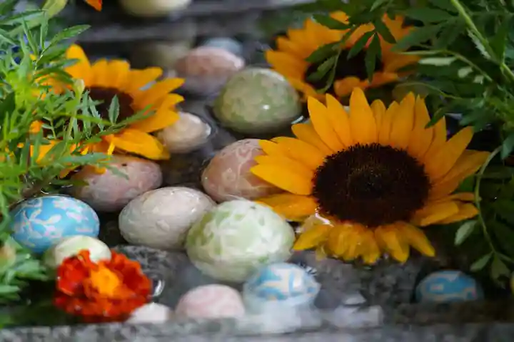 滑川神社 - 仕事と子どもの守り神の手水舎