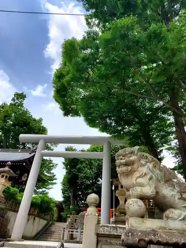 安積國造神社の鳥居