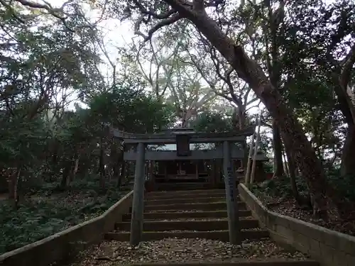 多久頭魂神社の鳥居