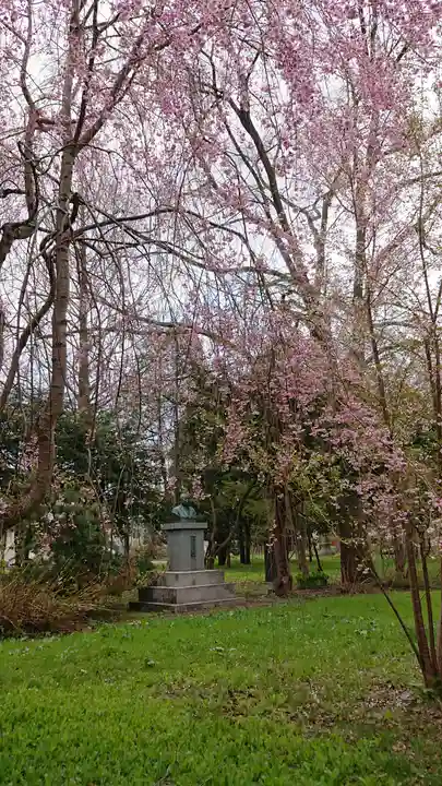 栗山天満宮の庭園
