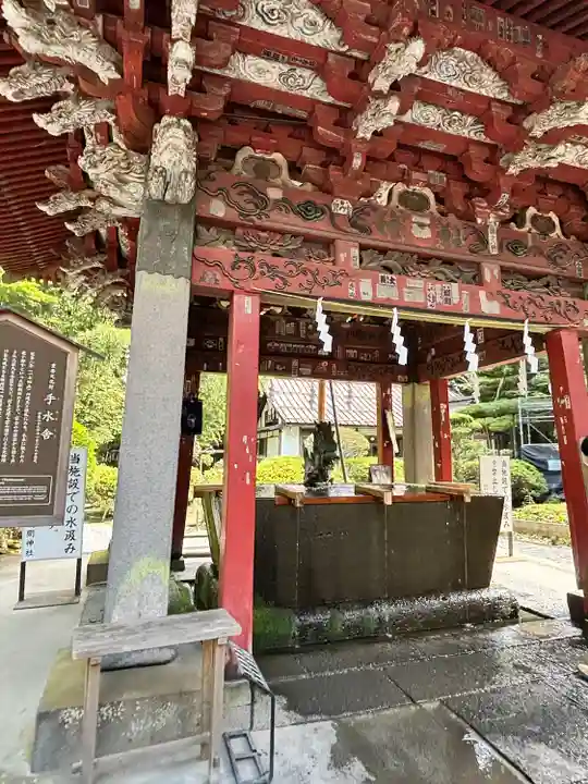 北口本宮冨士浅間神社の手水舎