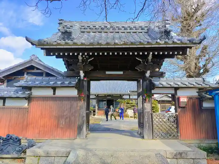 長善寺の山門・神門
