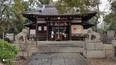 安居神社の本殿・本堂