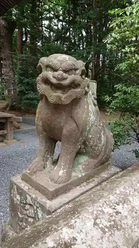 間々田八幡宮の狛犬