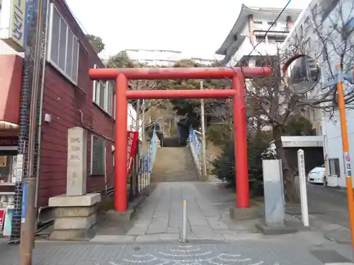 大綱金刀比羅神社の鳥居