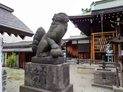 奥田神社の狛犬