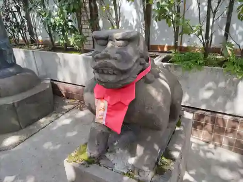 市谷亀岡八幡宮の狛犬