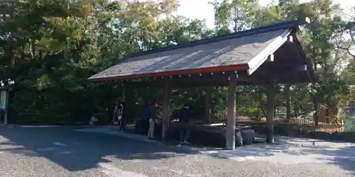 伊勢神宮外宮（豊受大神宮）の手水舎