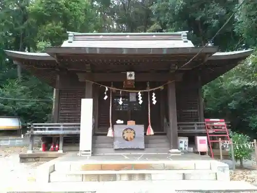 白旗神社の本殿