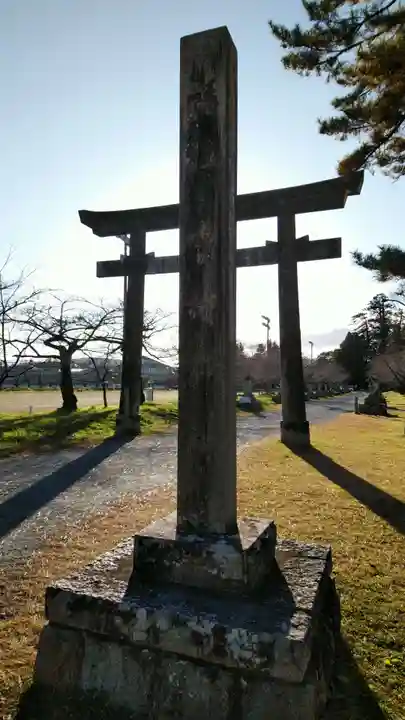 相馬中村神社の鳥居