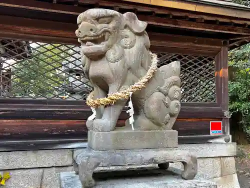 阿自岐神社の狛犬