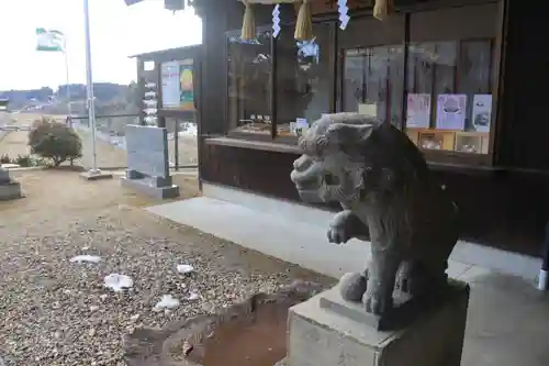 長屋神社の狛犬