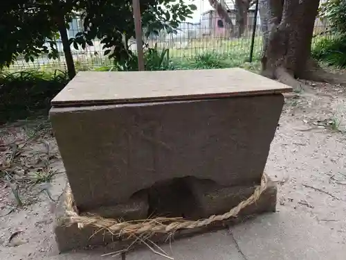 日秀将門神社の手水舎