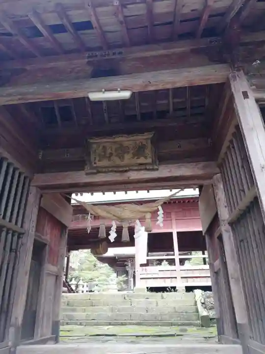 田村神社の山門・神門