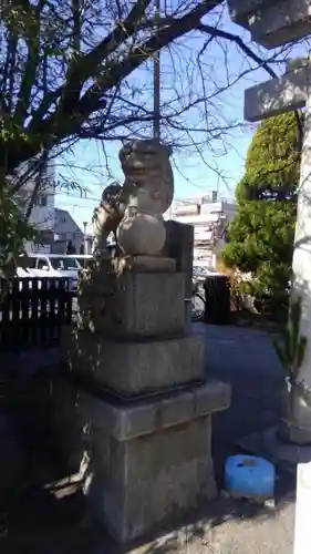 上千葉香取神社の狛犬