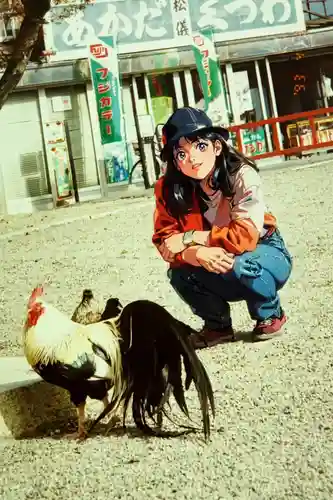 津島神社の動物