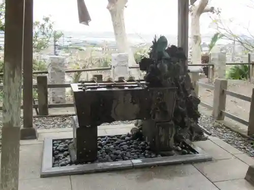 那古寺の手水舎