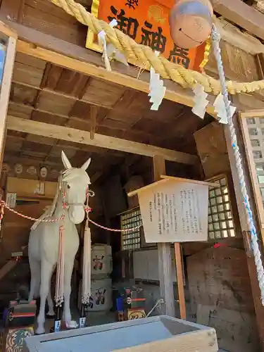 三春大神宮の狛犬