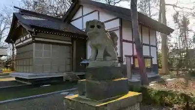 旭川神社の狛犬