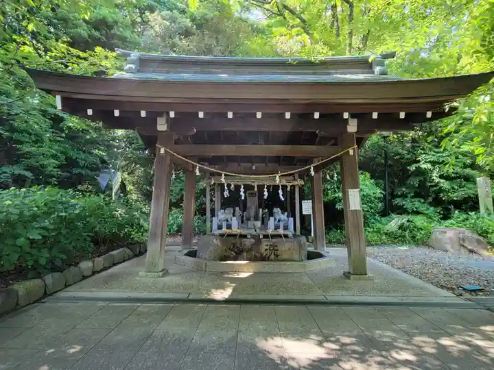 愛知縣護國神社の手水舎