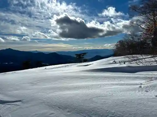 山家神社奥宮の景色