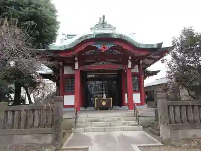 筑土八幡神社の本殿・本堂