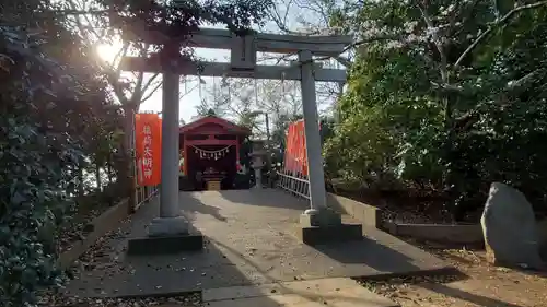 鎌数伊勢大神宮の鳥居