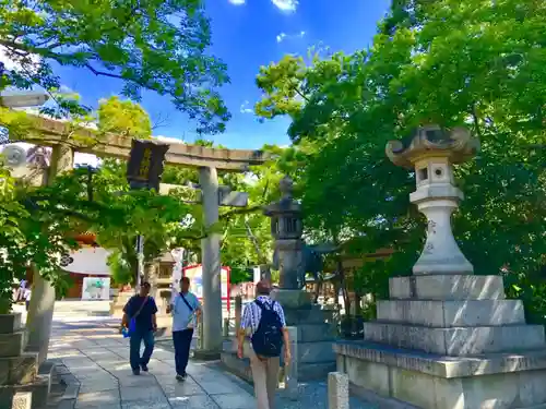 岸城神社の鳥居