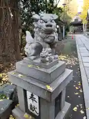 銀杏岡八幡神社の狛犬