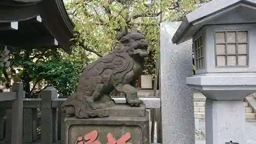 牛天神北野神社の狛犬