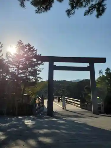 伊勢神宮内宮（皇大神宮）の鳥居