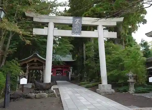 富士山東口本宮 冨士浅間神社の鳥居