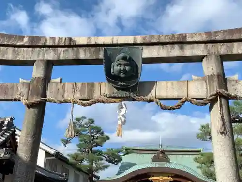 京都ゑびす神社の鳥居