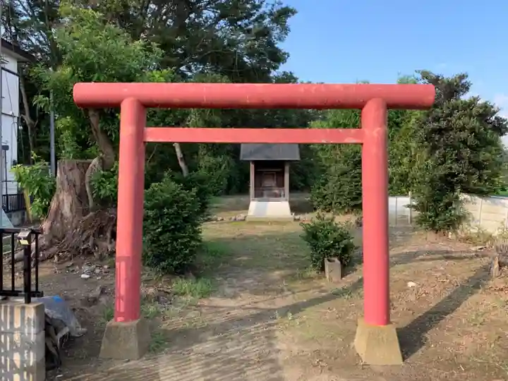 神社(名称不明)の鳥居