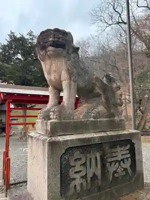 新得神社の狛犬