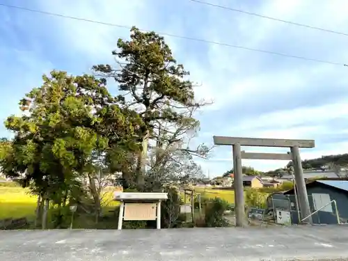 出雲の森(吉田神社飛地境内)の鳥居