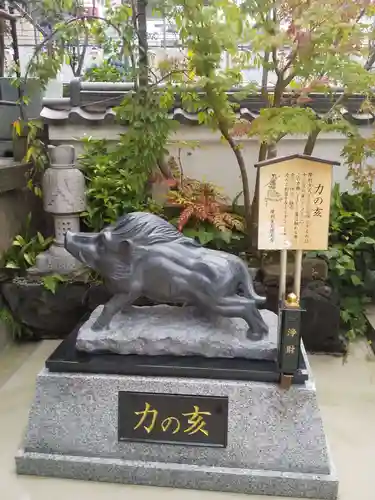 摩利支天 徳大寺の狛犬