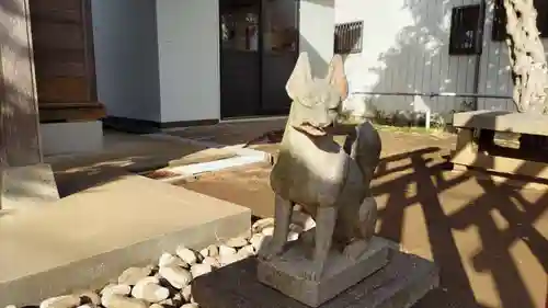 亀田森稲荷神社の狛犬