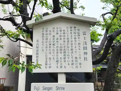 富士浅間神社の歴史