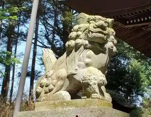 葦不合神社の狛犬