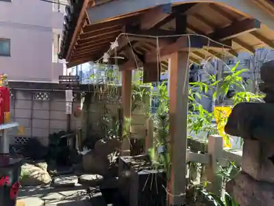 冬木辯天堂の手水舎