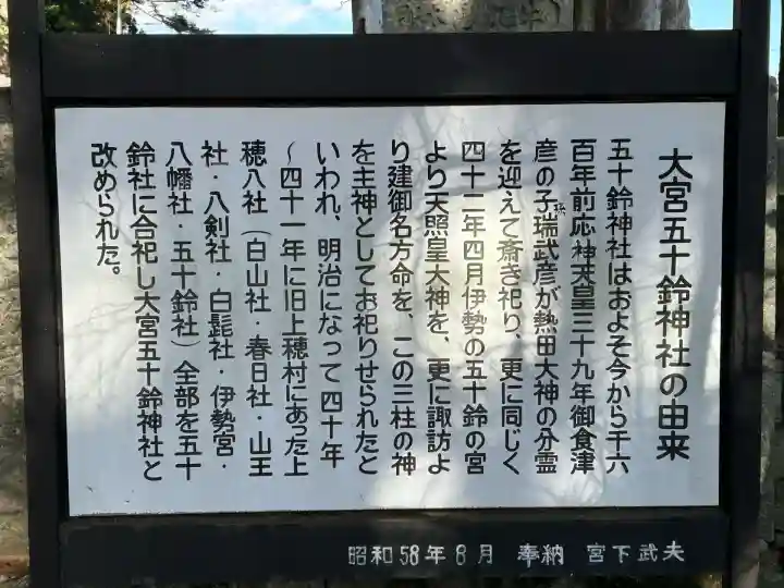 大宮五十鈴神社(長野県)