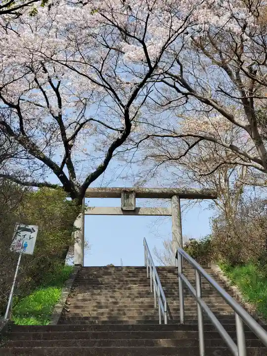 錦着山護国神社の鳥居