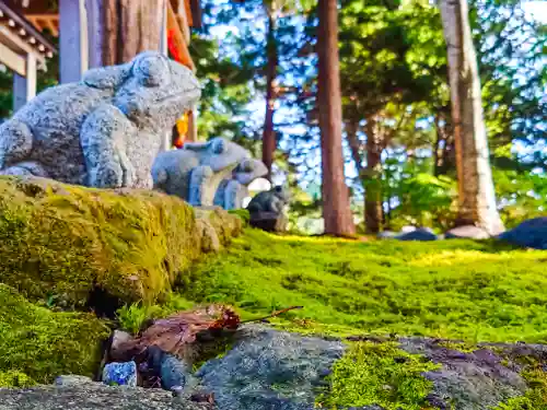 尻岸内八幡神社の景色