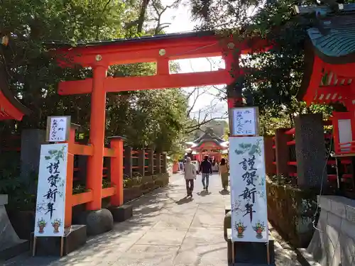 枚聞神社の鳥居