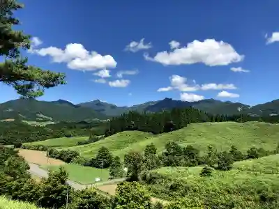 祖母嶽神社の景色