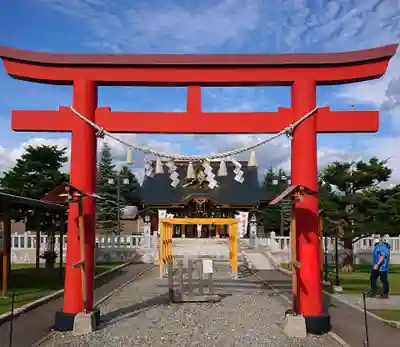 美瑛神社の鳥居